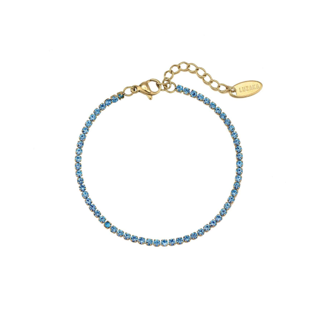 Bracelet Riviera strass bleu: Trouver les plus beaux bijoux femme de la saison