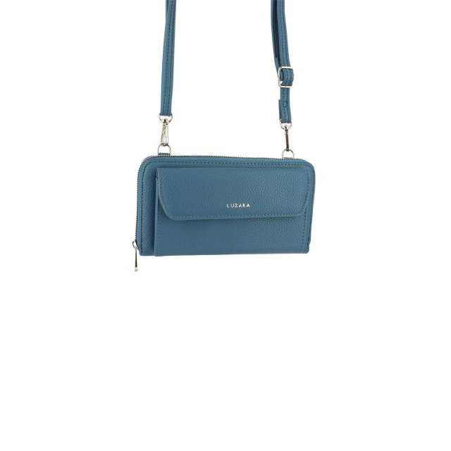 Large choix de Sac à main  de bijoux en acier, de montres et de sacs à main sur luzaka.com. Sac Portefeuille horizontal bleu jean  - Réf : 11469