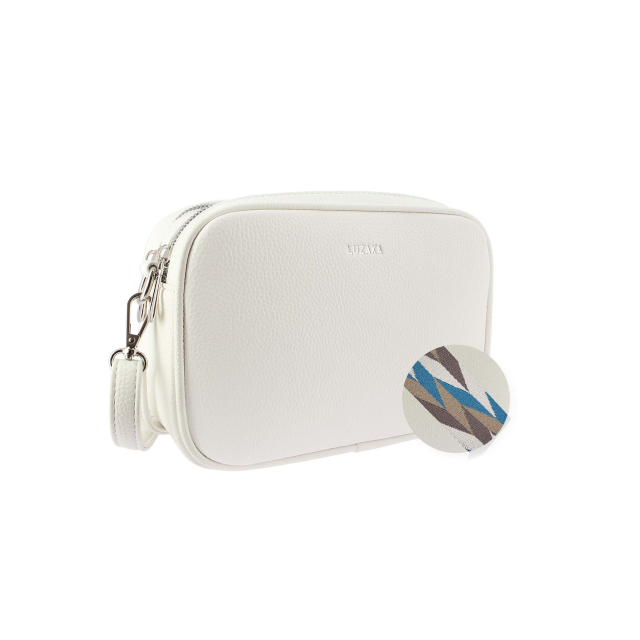 Large choix de Sac à main de bijoux en acier, de montres et de sacs à main sur luzaka.com. Sac Esther blanc - Réf : 11487