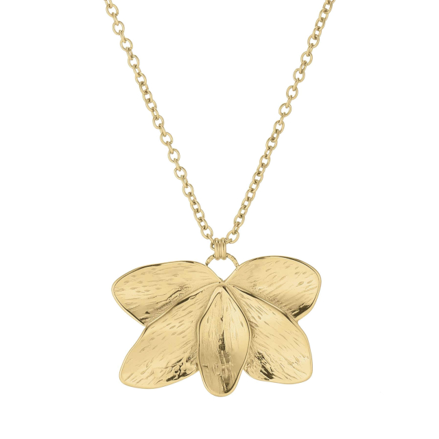 Collier Sofia acier doré or