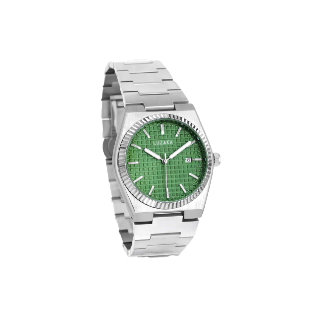 Montre Gabriel verte acier
