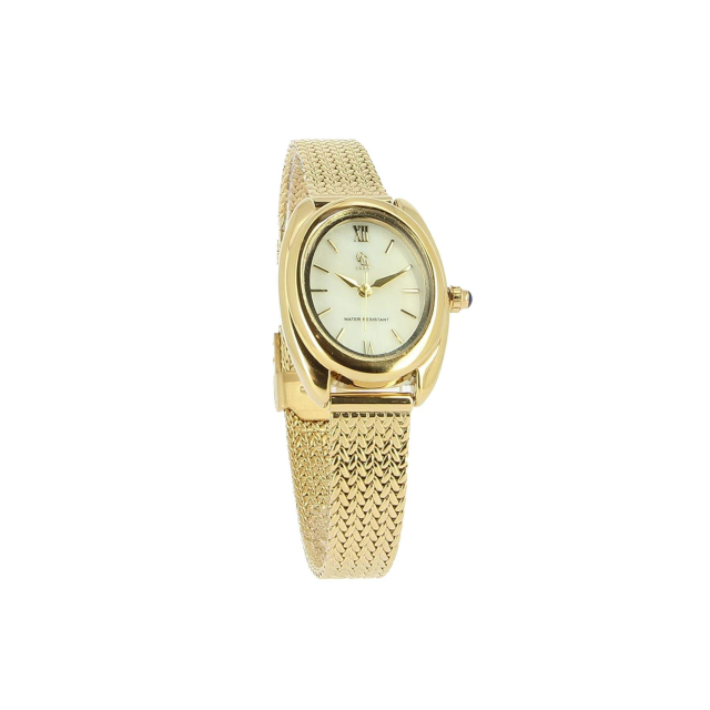 Montre Callie doré Bracelet maille milanaise