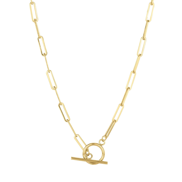 Collier Dana acier doré or Collier - Pendentif Femme Collier - Pendentif- Bijoux et accessoires pas chers pour femme Luzaka Ref.62622