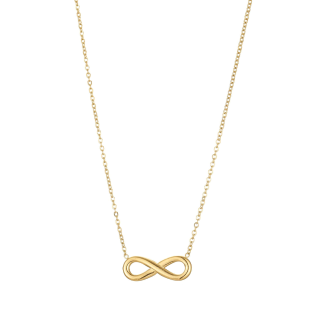 Collier Eve acier doré or : Trouver les plus beaux bijoux femme de la saison