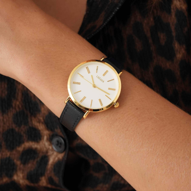 Montre Riva noire Montre Femme - Bijoux et accessoires pas chers pour femme Luzaka Ref.10164