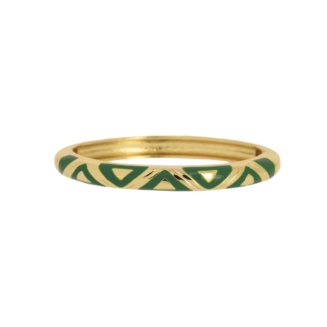 Jonc Line vert foncé: Trouver les plus beaux bijoux femme de la saison