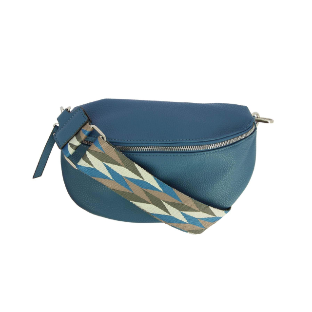 Large choix de Sac à main de bijoux en acier, de montres et de sacs à main sur luzaka.com. Sac Banane Paola bleu jean - Réf : 10402