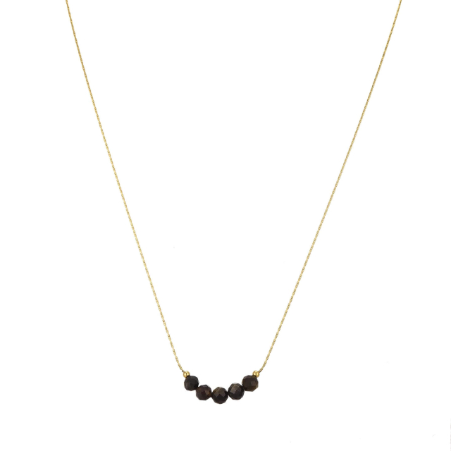 Collier Isa Pierres Obsidienne: Trouver les plus beaux bijoux femme de la saison