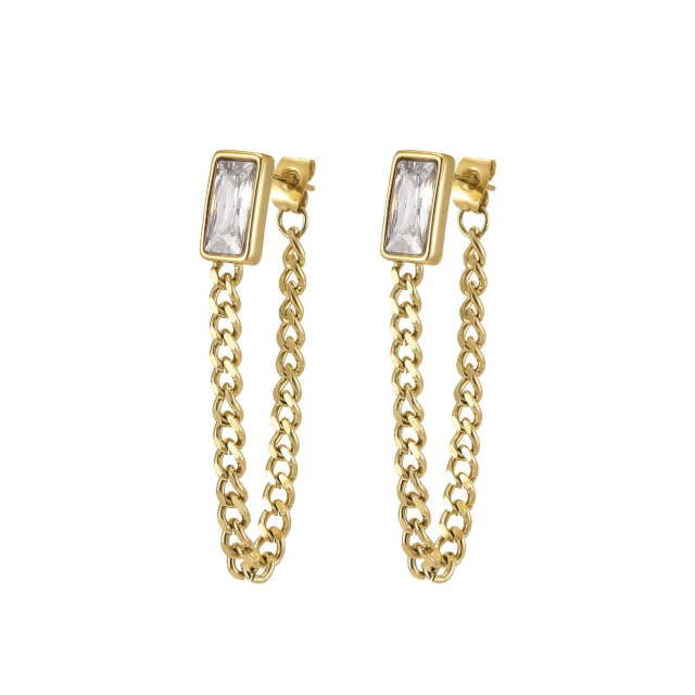Boucles Mila Strass blanc: Trouver les plus beaux bijoux femme de la saison