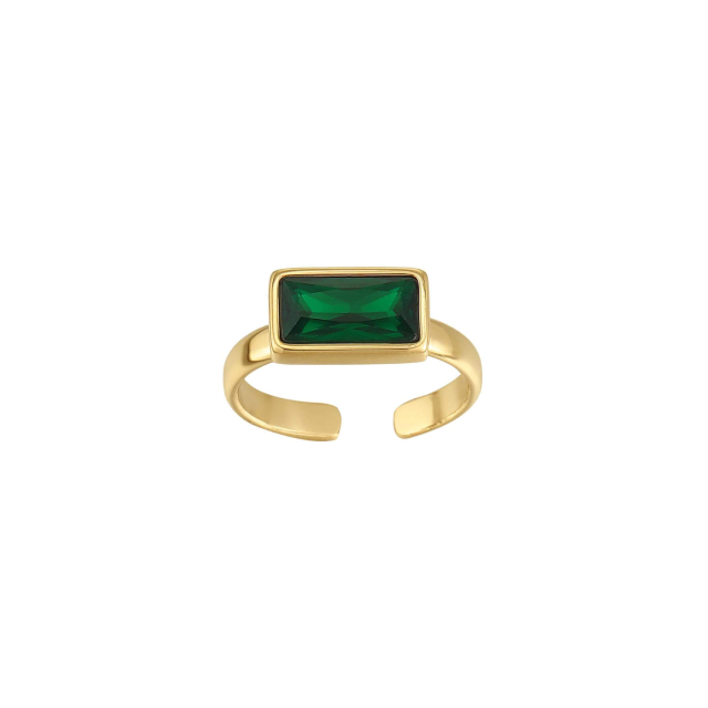 Bague Mila Strass vert: Trouver les plus beaux bijoux femme de la saison