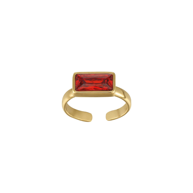 Bague Mila Strass rouge: Trouver les plus beaux bijoux femme de la saison