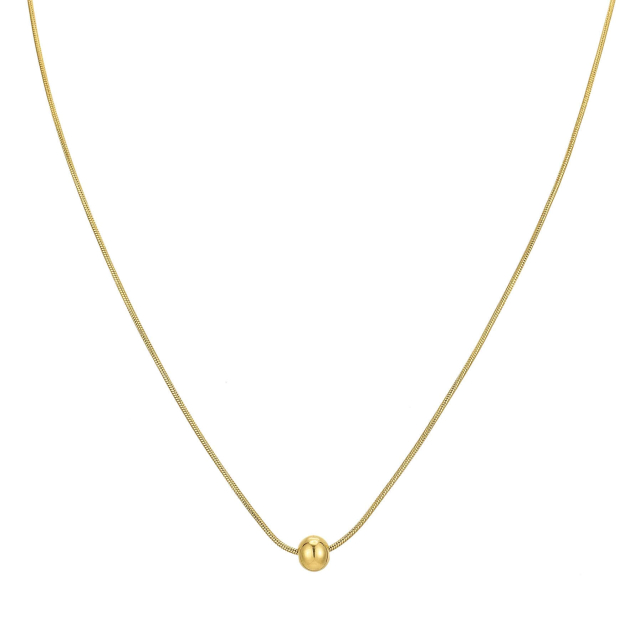 Collier Asio acier doré or : Trouver les plus beaux bijoux femme de la saison