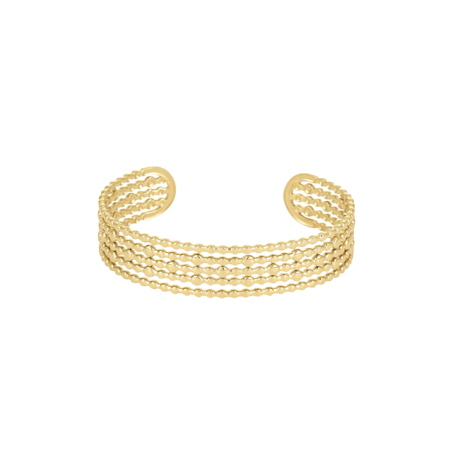 Jonc Perline acier dorée or: Trouver les plus beaux bijoux femme de la saison