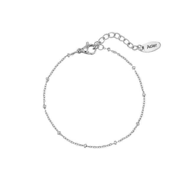 Large choix de Bracelet de bijoux en acier, de montres et de sacs à main sur luzaka.com. Bracelet Perline acier - Réf : 10503
