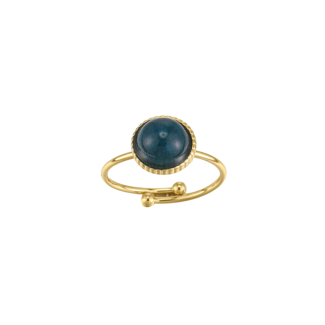 Bague Majo Pierre Apatite bleue: Trouver les plus beaux bijoux femme de la saison