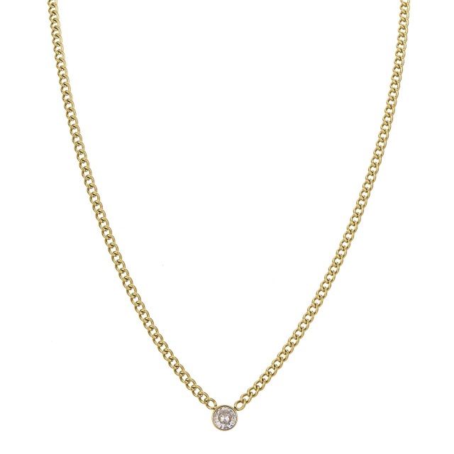 Collier Rondina zircon blanc: Trouver les plus beaux bijoux femme de la saison