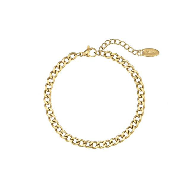 Large choix de Bracelet de bijoux en acier, de montres et de sacs à main sur luzaka.com. Bracelet Eolia acier doré or - Réf : 10556
