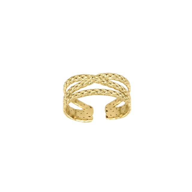 Bague Chaines acier doré or: Trouver les plus beaux bijoux femme de la saison