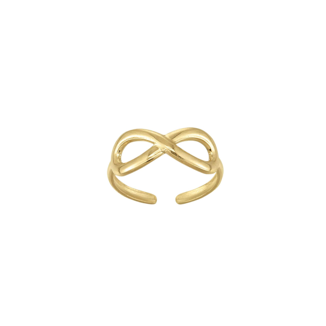 Bague Eve acier doré or: Trouver les plus beaux bijoux femme de la saison