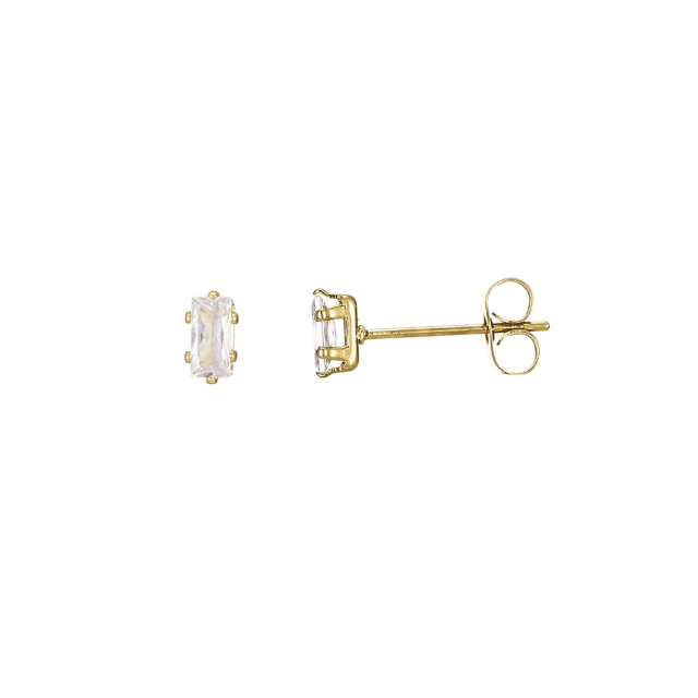 Large choix de Boucles d'oreilles de bijoux en acier, de montres et de sacs à main sur luzaka.com. Boucles Elvira acier doré or - Réf : 10593