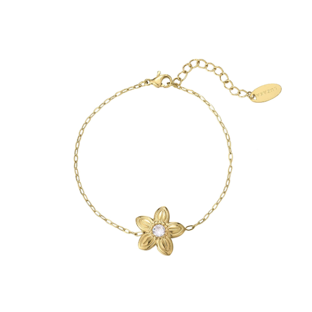 Bracelet Javie acier doré or: Trouver les plus beaux bijoux femme de la saison