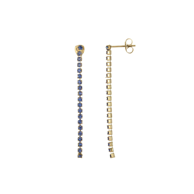 Boucles Avenue strass bleus: Trouver les plus beaux bijoux femme de la saison