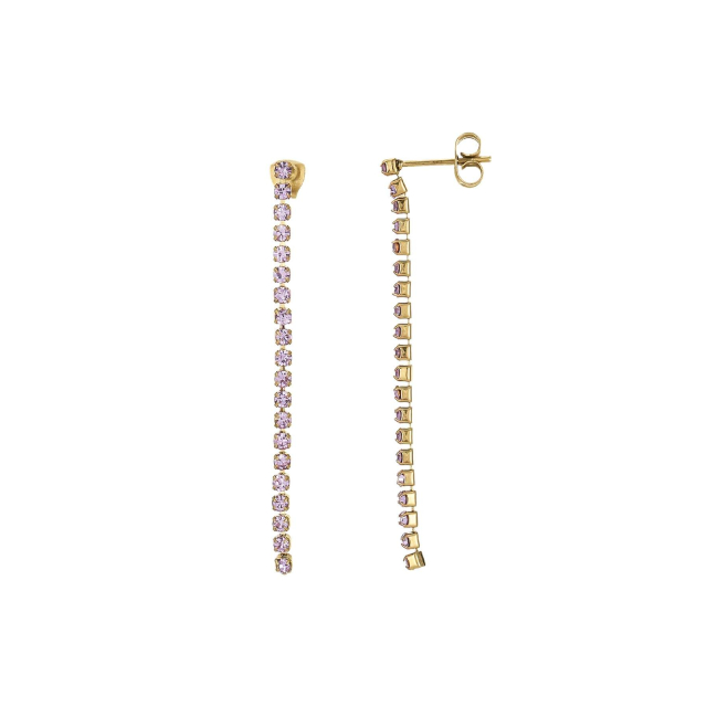 Boucles Avenue strass violets: Trouver les plus beaux bijoux femme de la saison