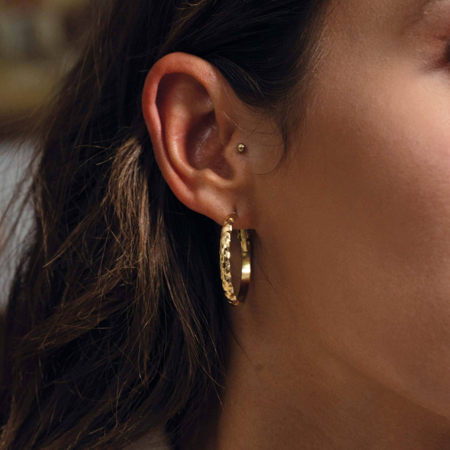 Boucles acier créoles
