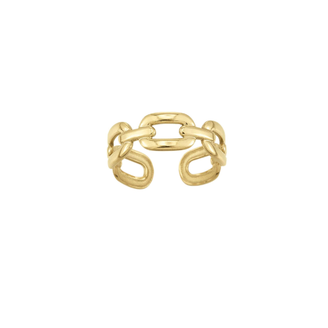 Bague Marie acier doré or: Trouver les plus beaux bijoux femme de la saison