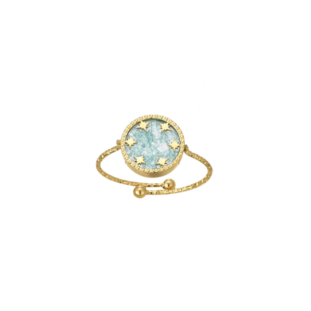 Bague Etoiles pierre Amazonite: Trouver les plus beaux bijoux femme de la saison