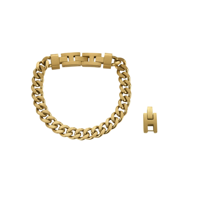 Bracelet Raphael acier doré or : Large choix de bijoux fantaisie en acier pas chers