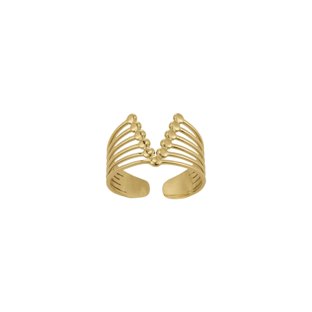 Large choix de Bague de bijoux en acier