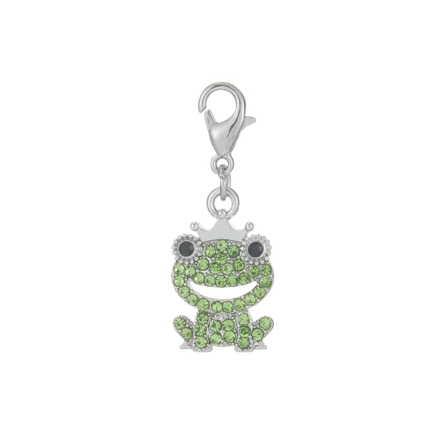 Large choix de Charm  de bijoux en acier, de montres et de sacs à main sur luzaka.com. Charm Grenouille - Réf : 11075