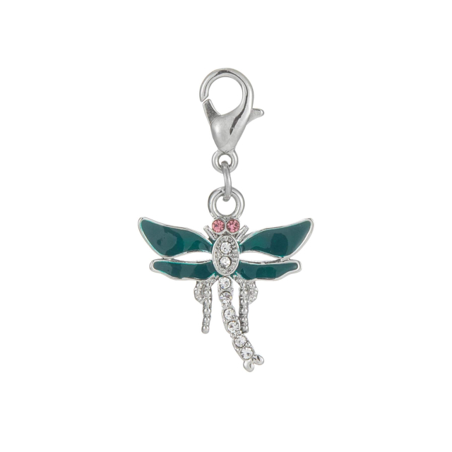 Large choix de Charm  de bijoux en acier, de montres et de sacs à main sur luzaka.com. Charm Libellule - Réf : 11077