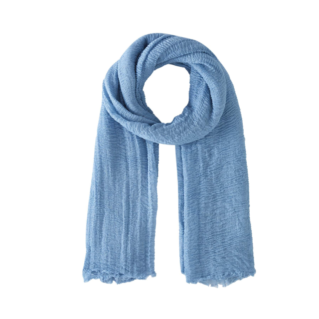 Large choix de Echarpe de bijoux en acier, de montres et de sacs à main sur luzaka.com. Echarpe légére Bornéo bleue ciel - Réf : 11107