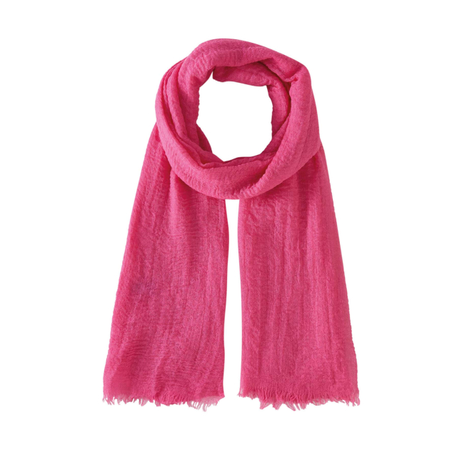 Large choix de Echarpe de bijoux en acier, de montres et de sacs à main sur luzaka.com. Echarpe légère Bornéo fuchsia - Réf : 11116