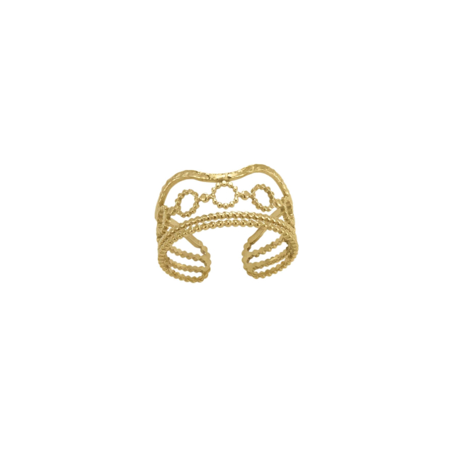Large choix de Bague de bijoux en acier