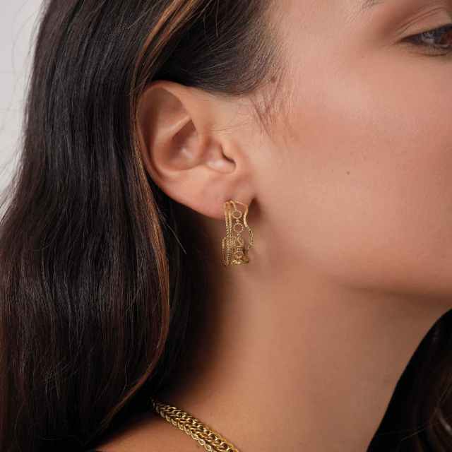 Large choix de Boucles d'oreilles  de bijoux en acier