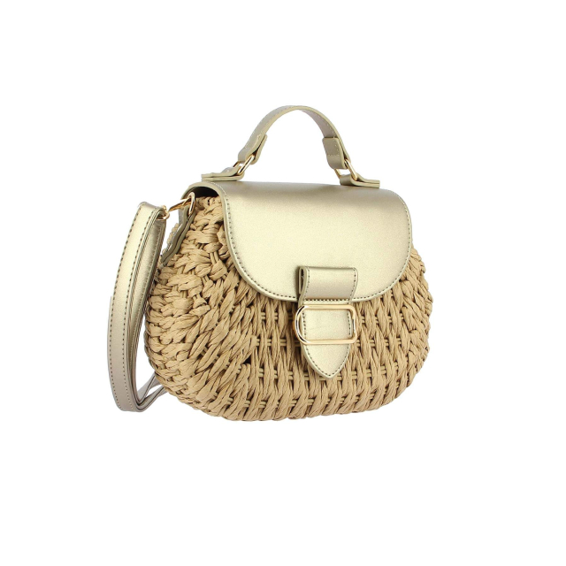 Sac Palma Taupe métallisé