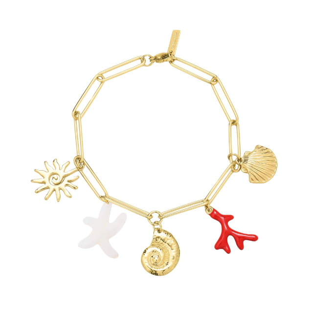 bracelet galapagos acier doré : Découvrez la nouvelle collection de bijoux pour femme en acier à prix accéssibles Ref 11646