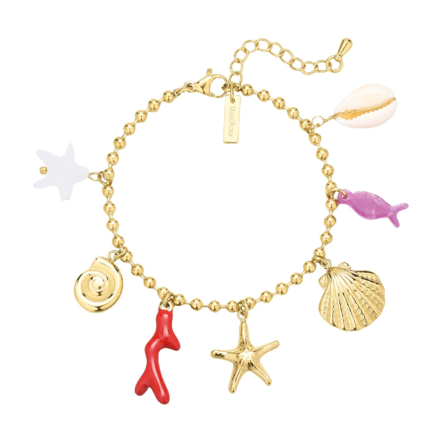 bracelet zanzibar acier doré : Découvrez la nouvelle collection de bijoux pour femme en acier à prix accéssibles Ref 11651