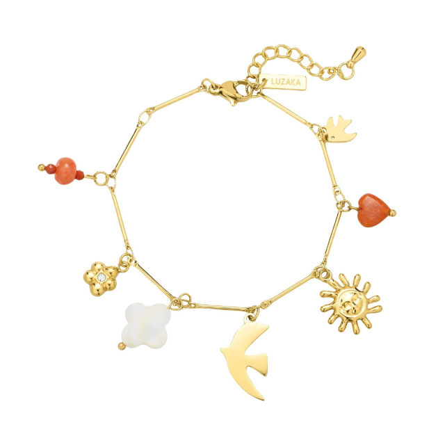 bracelet samoa acier doré or : Découvrez la nouvelle collection de bijoux pour femme en acier à prix accéssibles Ref 11665