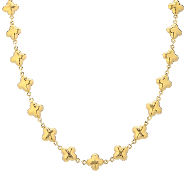 collier isadora acier doré or : Découvrez la nouvelle collection de bijoux pour femme en acier à prix accéssibles Ref 11673