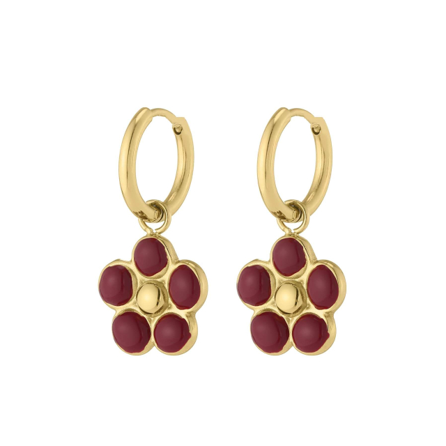 Boucles Juna acier doré or