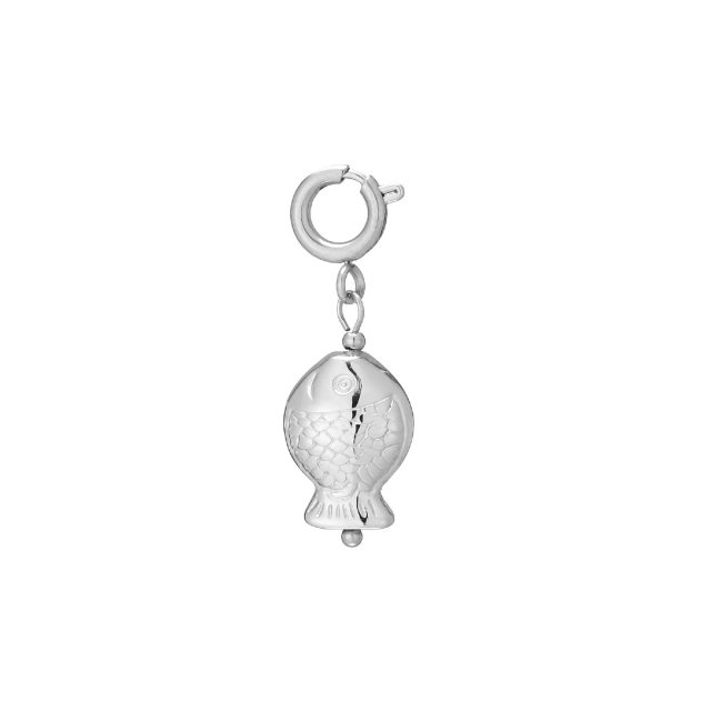 charm poisson acier argenté : Découvrez la nouvelle collection de bijoux pour femme en acier à prix accéssibles Ref 11698
