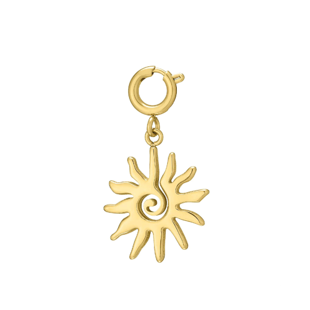 charm sunny acier doré or : Découvrez la nouvelle collection de bijoux pour femme en acier à prix accéssibles Ref 11721