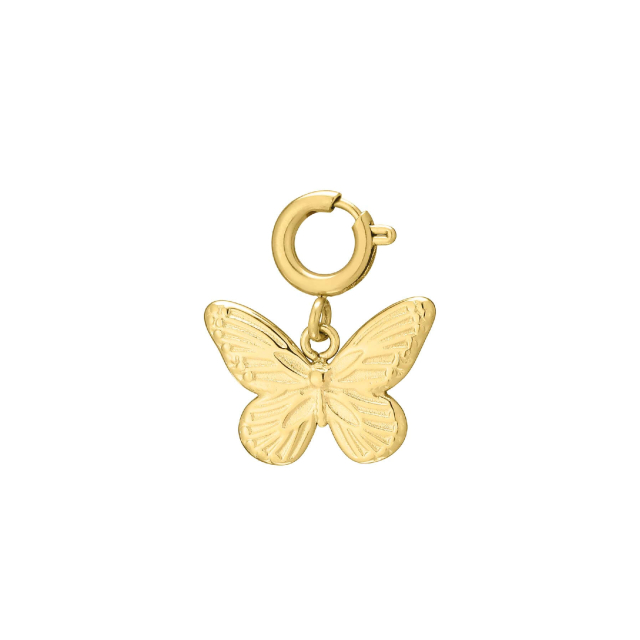 charm papillon acier doré or : Découvrez la nouvelle collection de bijoux pour femme en acier à prix accéssibles Ref 11730