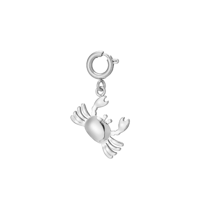 charm crabe acier argenté : Découvrez la nouvelle collection de bijoux pour femme en acier à prix accéssibles Ref 11734