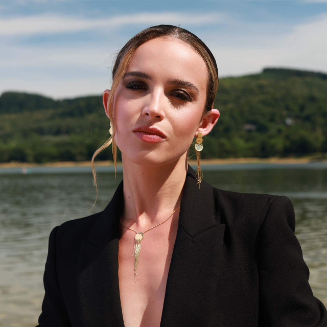Collier Margaux acier doré or