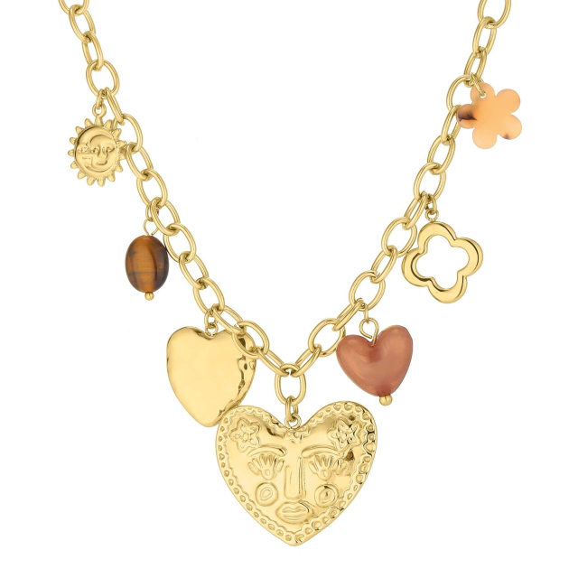 Collier Madeleine acier DO